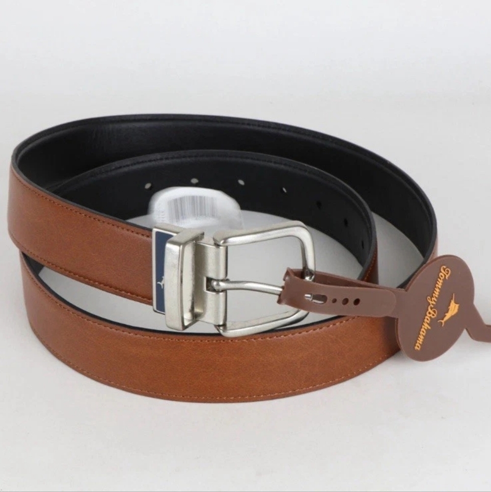 Tommy Bahama Men's Reversible Leather Belt New Size Large